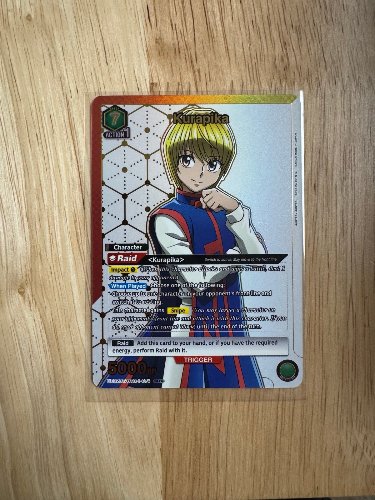 Hunter x Hunter Union Arena Kurapika (074) SR