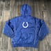 NFL team Apparel Colts Size Medium Blue Full Zip Coat Jacket