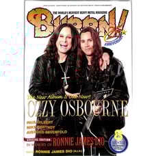 Burrn! Magazine Issue #8 August 2010 Ozzy Osbourne Cover Heavy Metal Japan