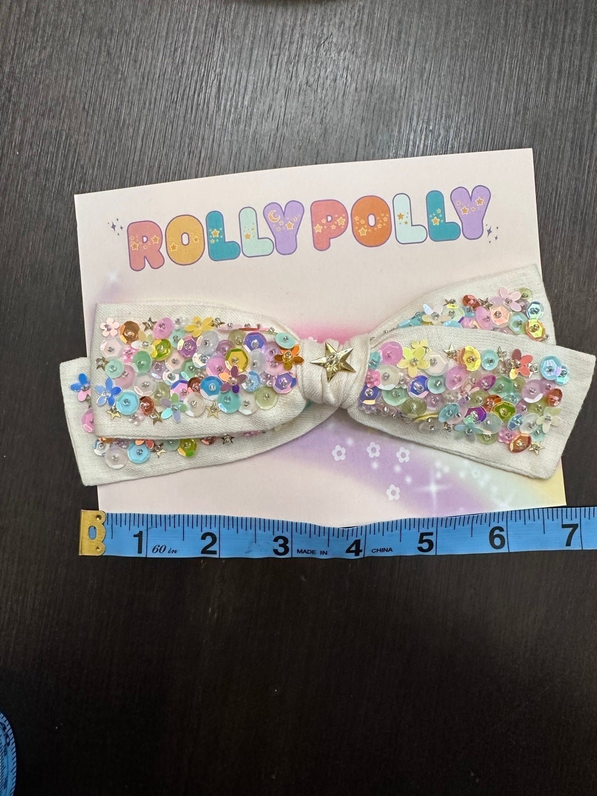 Rolly Polly Confetti Magic Bow