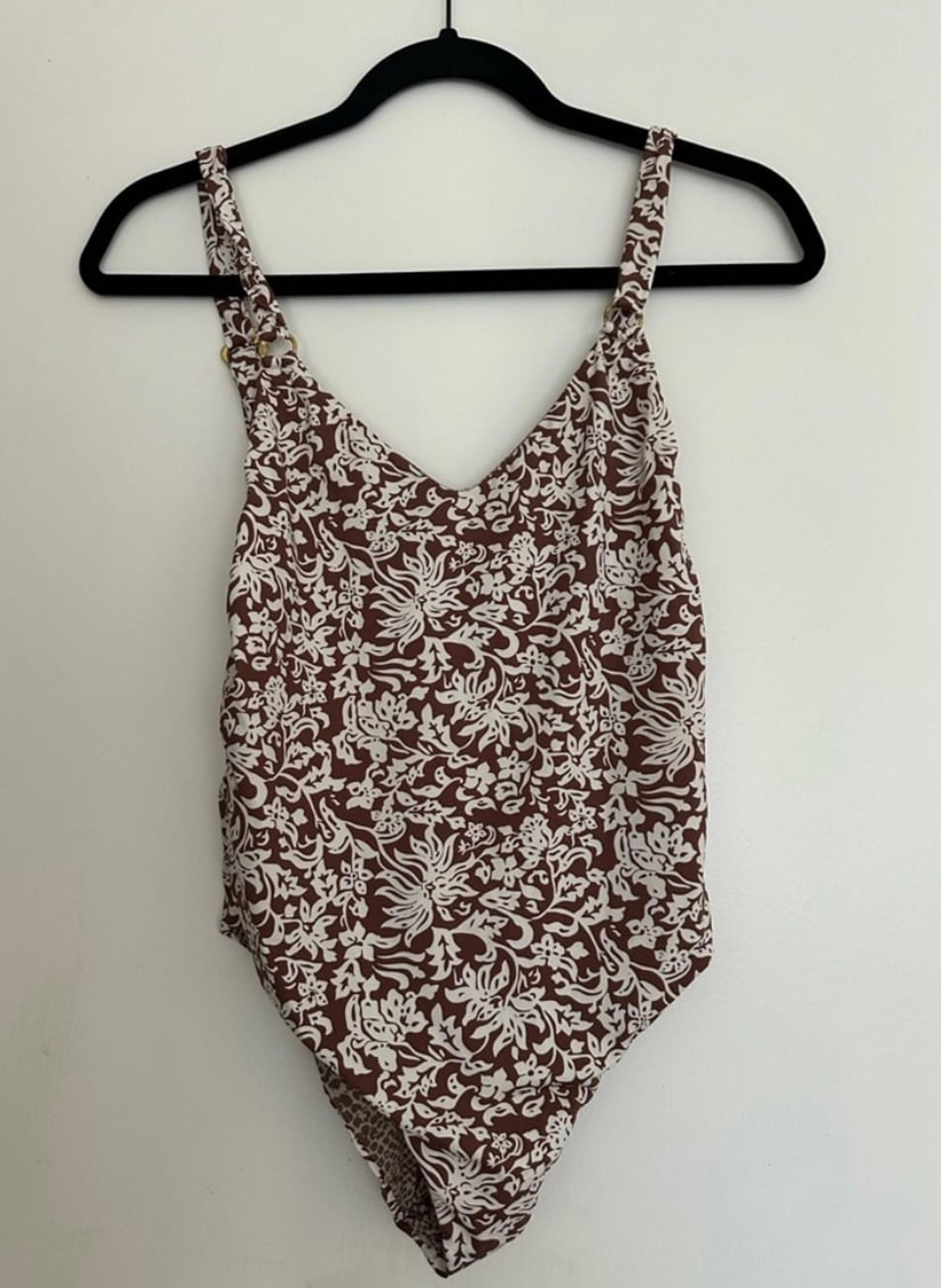 Acacia Swimwear Brown Batik One Piece