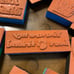 VINTAGE LOT OF 52 RUBBER CRAFTING STAMPS