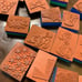 VINTAGE LOT OF 52 RUBBER CRAFTING STAMPS