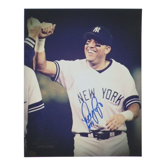 Luis Sojo New York Yankees Signed 8x10 Photo (Sportscards.com COA))- Free Ship