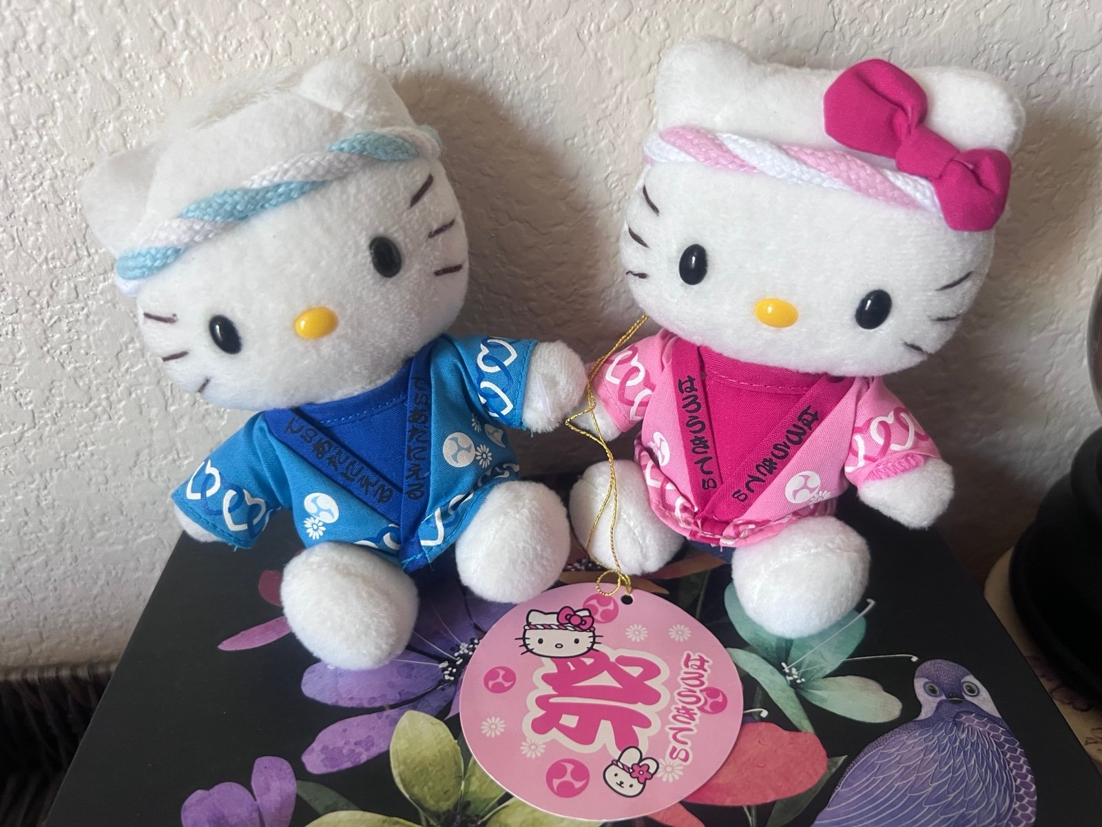 Vintage Hello Kitty Gotochi Plush Tokyo Matsuri Mascot Set