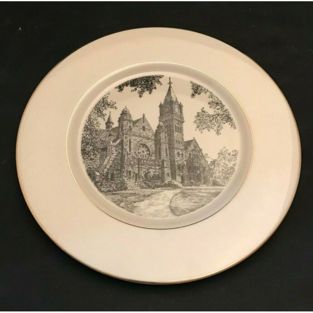 Mary Lyon Hall Colectible Plate Laura K. Firth American Decorators.
