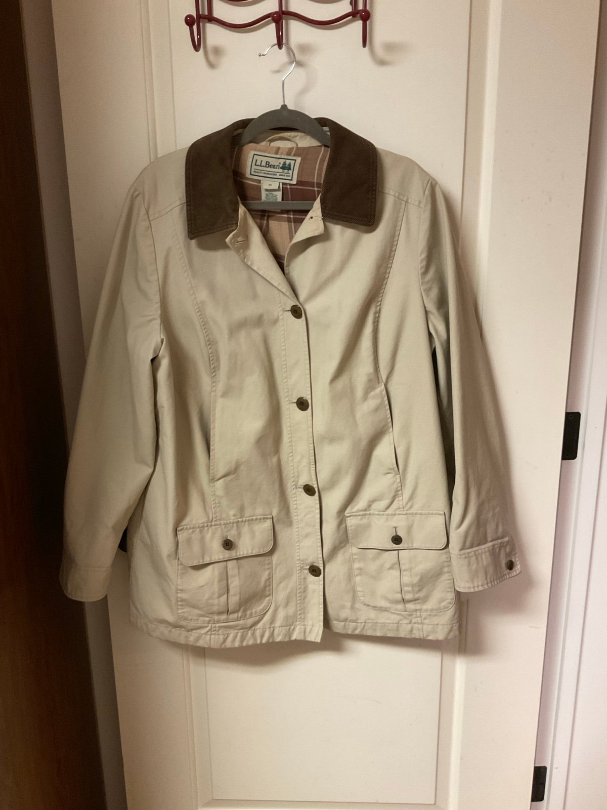 L.L. Bean Barn Coat EUC Size 1X