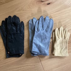 Leather Gloves for women and one child pair