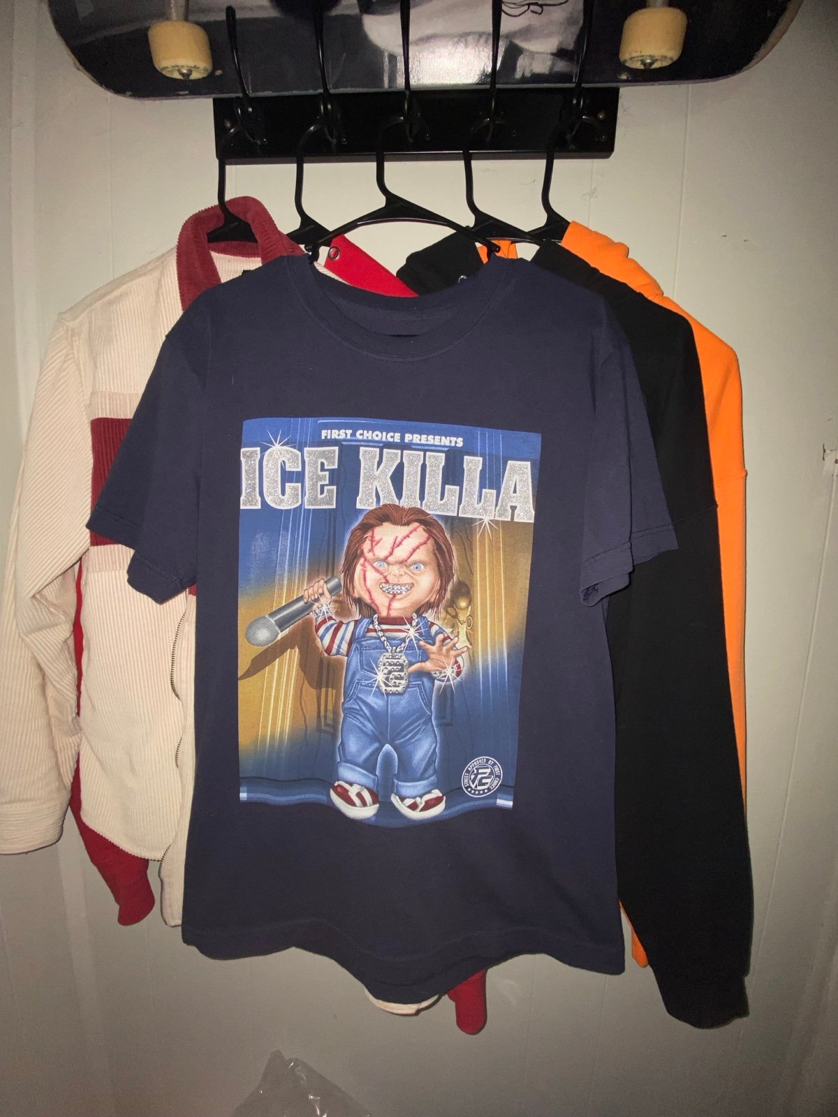 VTG Chucky Horror Film Ice Killa First Choice Shirt Bling child's play