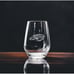 Catfish Stemless Wine Glasses x4 Premium 15 Oz Personalize Fish Animal Gift NEW