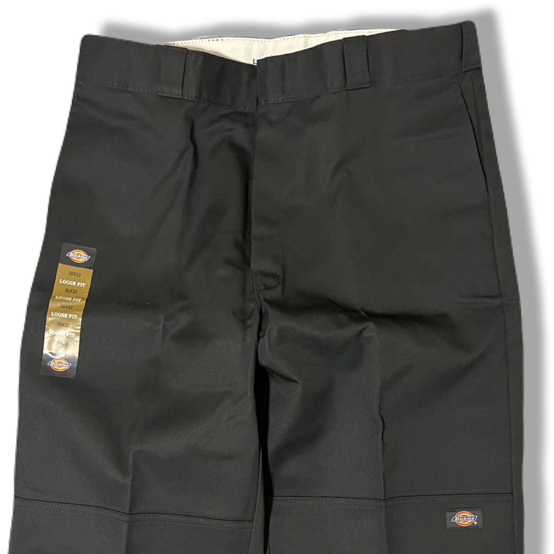 New 36x32 Black Dickies Double Knee Loose Fit