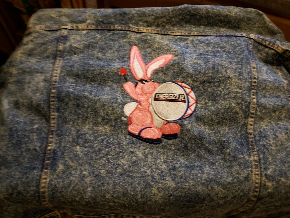 Vintage energizer bunny denim jacket