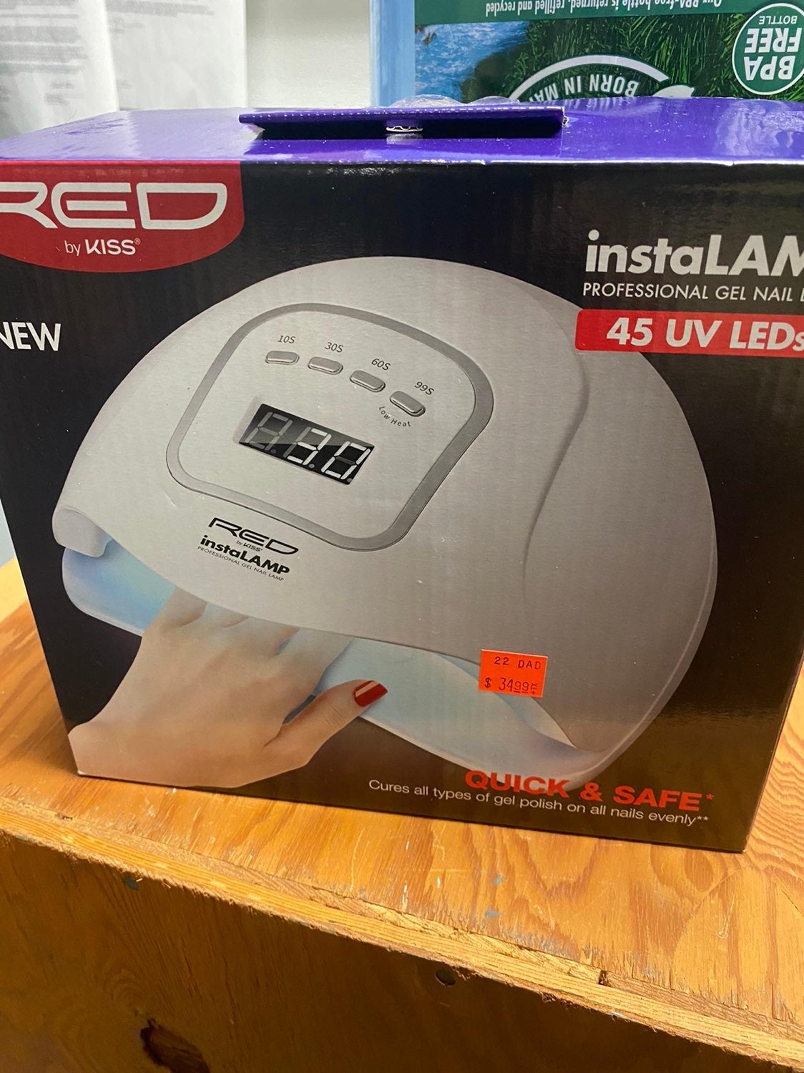 RED INSTALAMP UV nail lamp