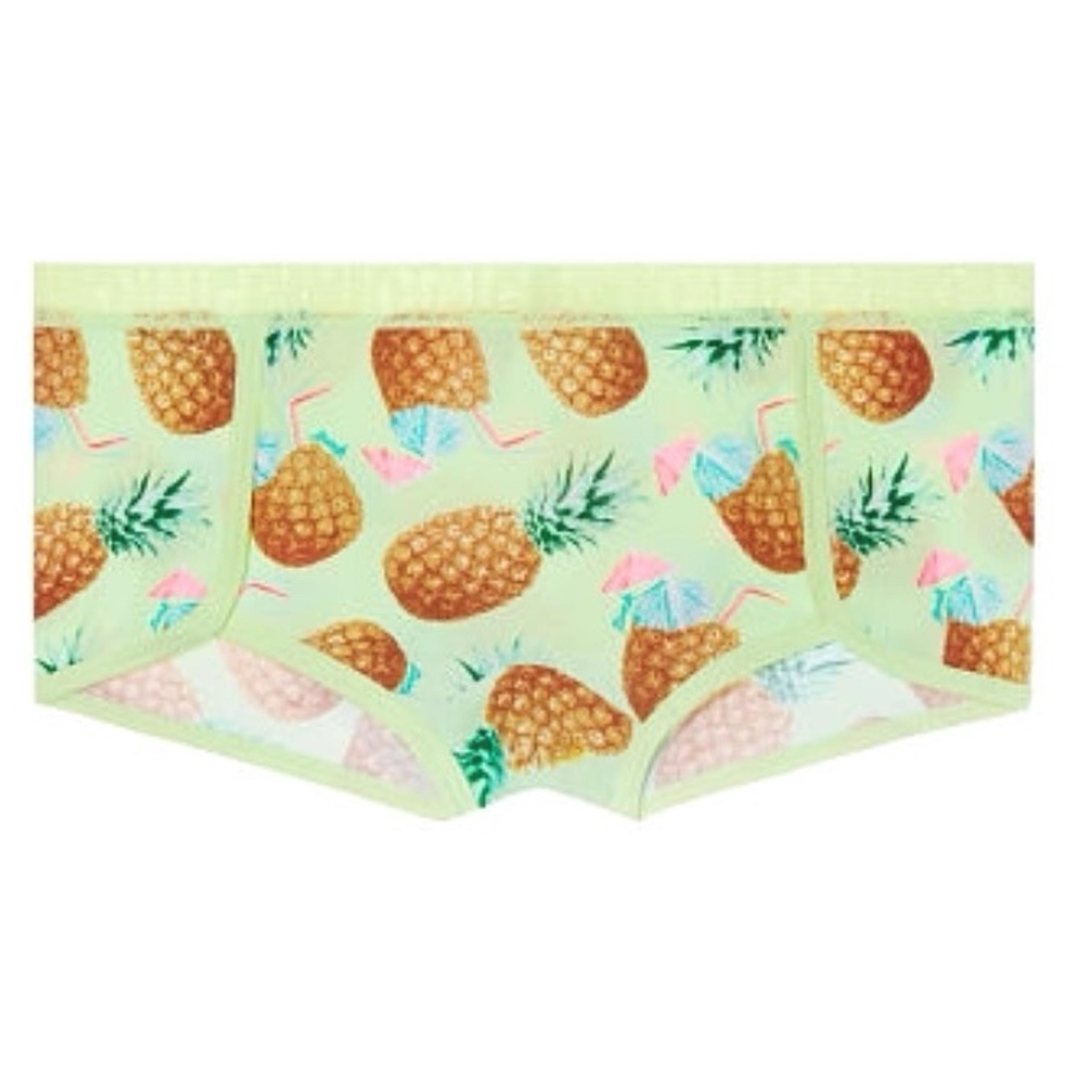 New Victoria’s Secret PINK Mesh Logo Boyshort Panties - Medium - Pineapple