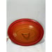 Made In Belgium FLAME ORANGE Oval CAST IRON ENAMEL DUTCH OVEN LID Fits 11”x8”