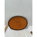 Made In Belgium FLAME ORANGE Oval CAST IRON ENAMEL DUTCH OVEN LID Fits 11”x8”