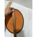 Made In Belgium FLAME ORANGE Oval CAST IRON ENAMEL DUTCH OVEN LID Fits 11”x8”