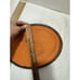 Made In Belgium FLAME ORANGE Oval CAST IRON ENAMEL DUTCH OVEN LID Fits 11”x8”