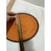 Made In Belgium FLAME ORANGE Oval CAST IRON ENAMEL DUTCH OVEN LID Fits 11”x8”