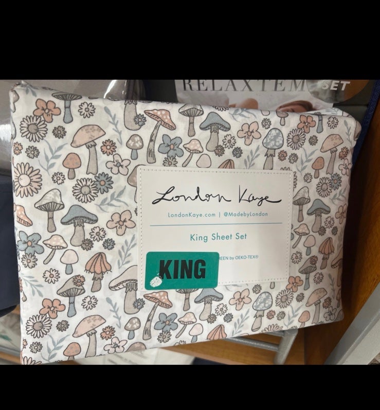 Fall Mushroom king Sheet Set