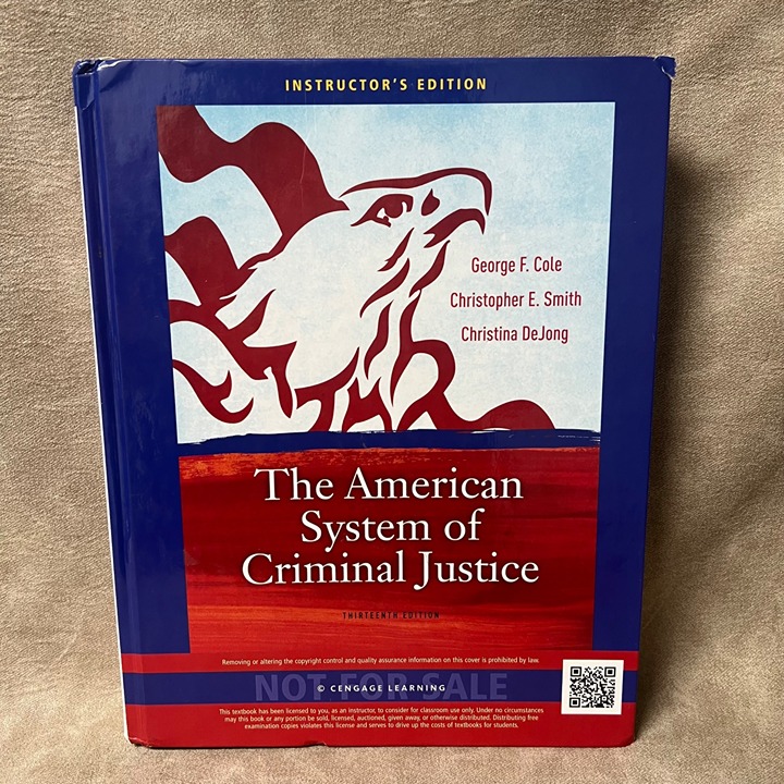 Cengage Advantage Books: The American System of Criminal Justice 13th Edition Ha