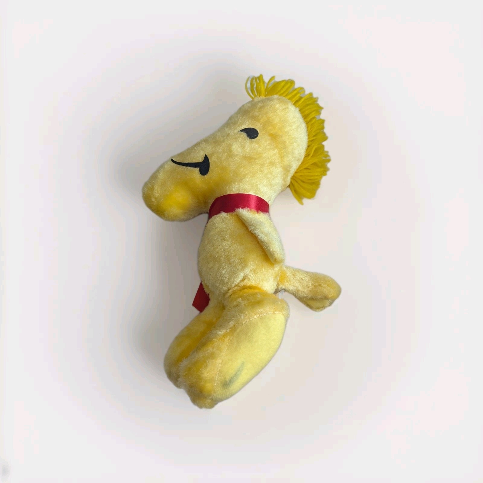 Vintage EXTREMELY RARE Woodstock Plush Peanuts 1960s-1980s Shredded Plastic