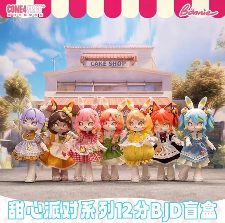 Bonnie Rabbit Sweeteart party Series Blind Box 1/12 BJD whole box new