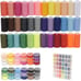 72Pcs Sewing Thread Kits 36 Colors Polyester 550 Yards Per Spools - NEW!