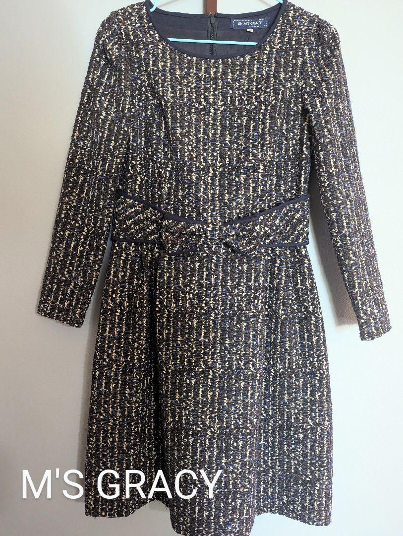 Tweed Ribbon Dress Formal