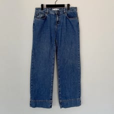 Tommy Hilfiger Women's Size 10 Straight Wide Leg Jeans Ankle Length