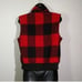 Woolrich Vintage Wool Buffalo Plaid Black Red Vest Woman's Medium