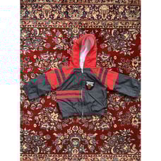 VTG Chicago Bulls Track jacket Infant 12M ? Red Retro Warm Up NBA Windbreaker
