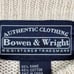 Bowen & Wright Mens Sweater M Ivory Black Red Diamond Print Chunky VNeck Grandpa