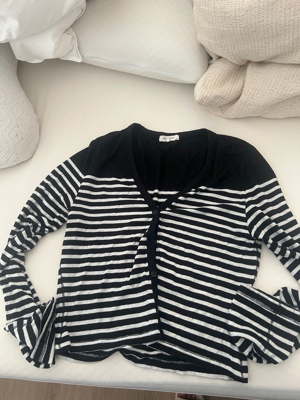 rag and bone breton cardigan striped cardigan