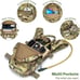 Tactical Hydration Pack Backpack Military Water Backpack w/ 3L BPA Free Bladder