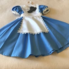 Tokyo Disney Resort Alice in Wonderland Dress Costume Kids 5/6