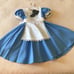 Tokyo Disney Resort Alice in Wonderland Dress Costume Kids 5/6