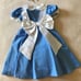 Tokyo Disney Resort Alice in Wonderland Dress Costume Kids 5/6