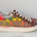 Size 5 Coach Rainbow Lace Up Sneakers Multicolored
