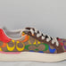 Size 5 Coach Rainbow Lace Up Sneakers Multicolored