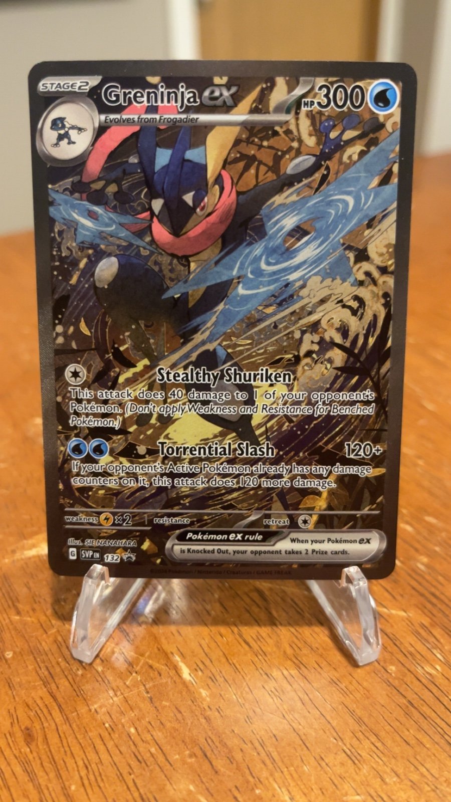 Pokemon Greninja #132 Black Star Promo