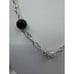 Joseph Esposito Diamonique Ball Necklace CZ Sterling Silver 18 Black