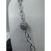 Joseph Esposito Diamonique Ball Necklace CZ Sterling Silver 18 Black