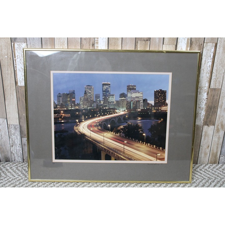 Michael Shoop Minneapolis Skyline Framed Portrait