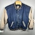 Northwest Territory Denim Varsity Letterman Jacket Size Extra Large XL