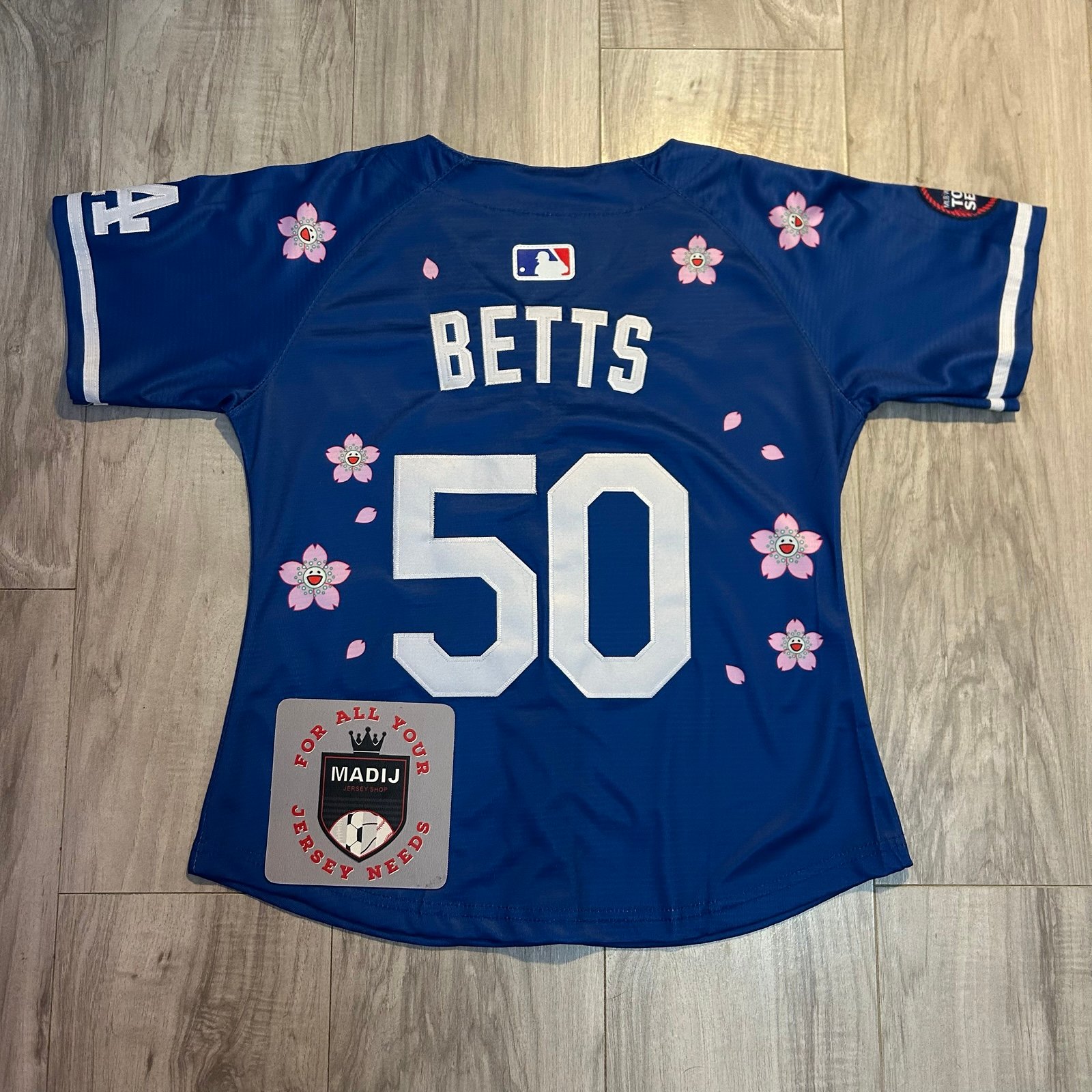 La Dodgers Tokyo Series Blue Betts Jersey