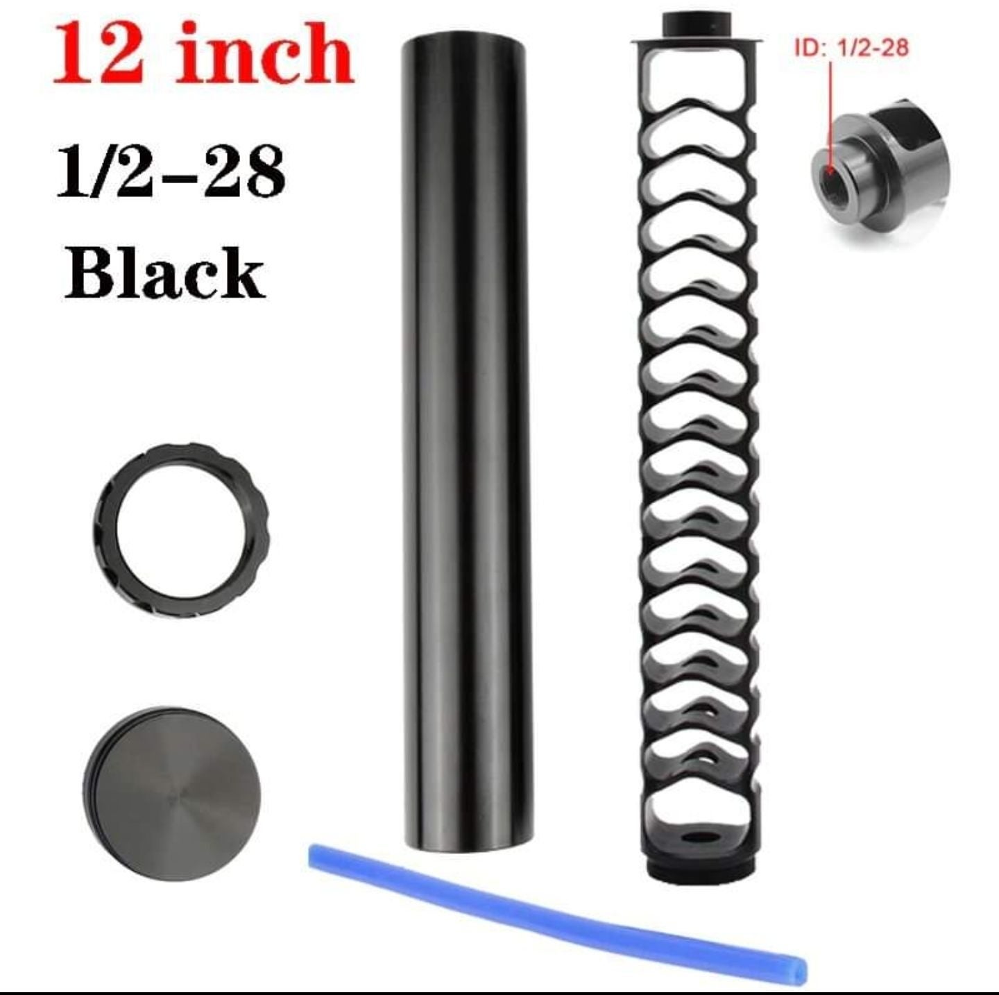 12 Inch Aluminum 1/2-28 FOR NAPA 4003 WIX 24003 Car Fuel Filter Car