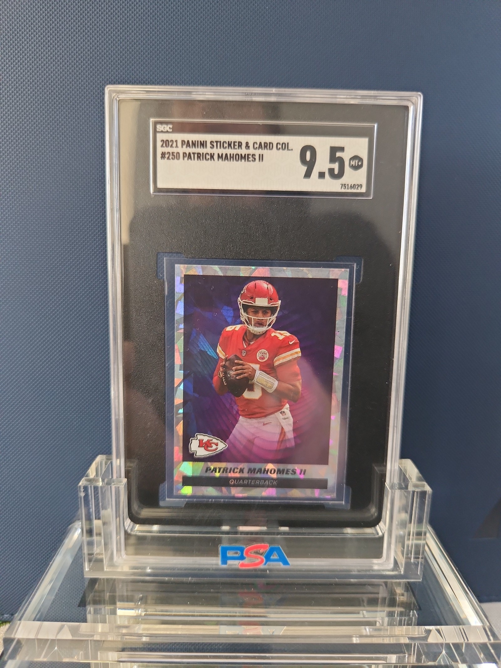 2021 PANINI STICKER & CARD COLLECTION PATRICK MAHOMES SCG 9 5