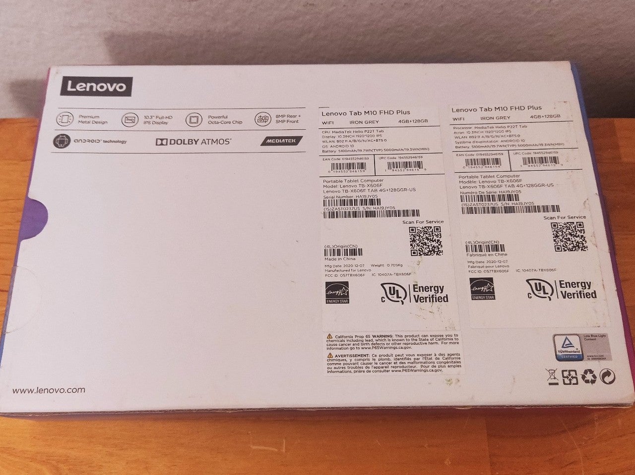 Lenovo Tab M10 Plus - 10&quot; FHD 4GB/ 128GB