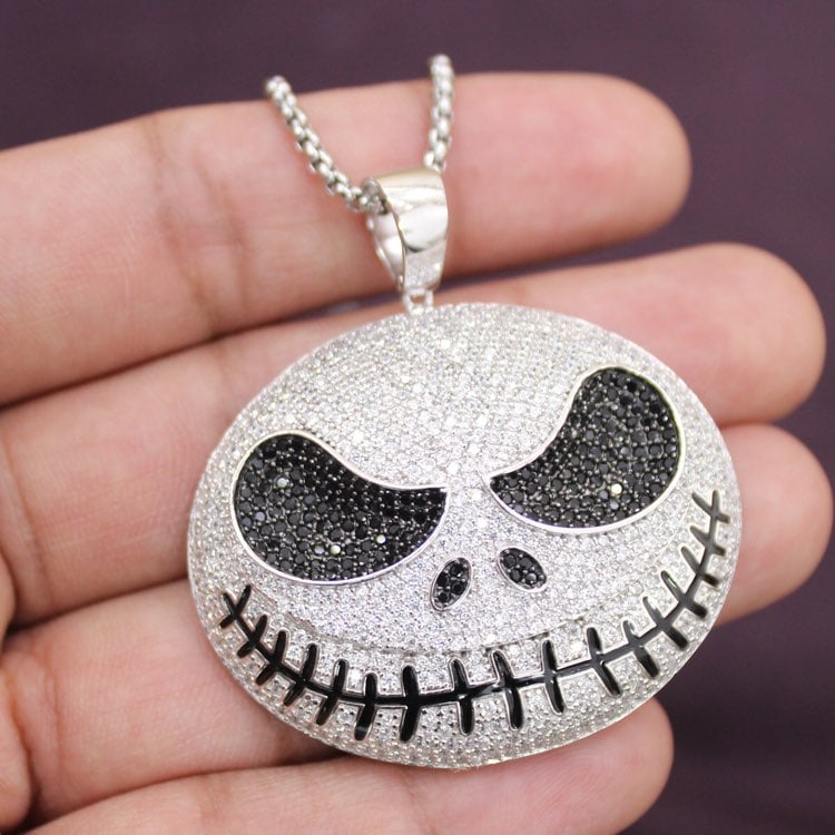 HipHop Jack Skellington IcedOut Pendant
